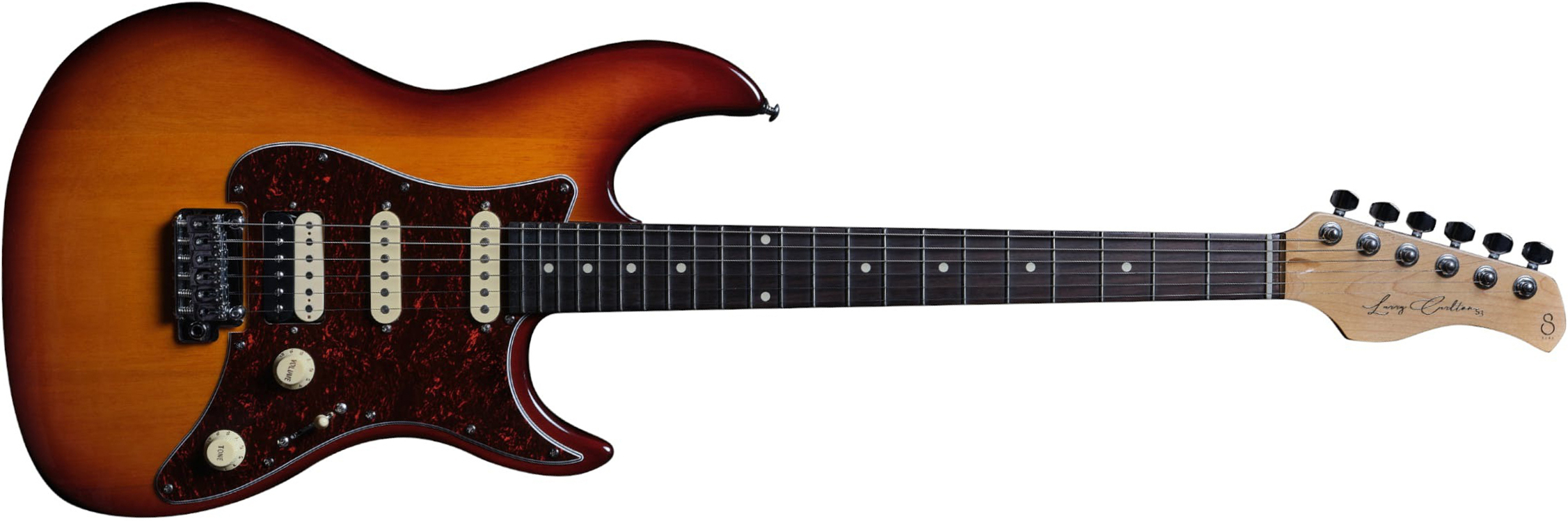 Sire Larry Carlton S3 Signature Hss Trem Rw - Tobacco Sunburst - Str shape electric guitar - Main picture