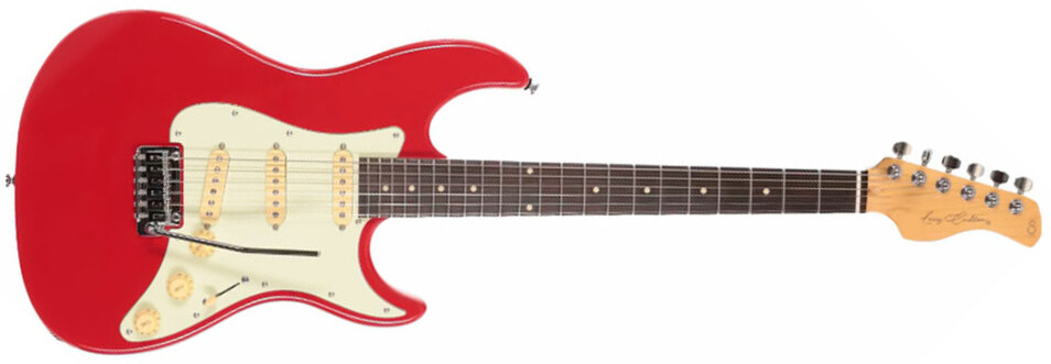 Sire Larry Carlton S3 Sss Signature 3s Trem Rw - Dakota Red - Str shape electric guitar - Main picture