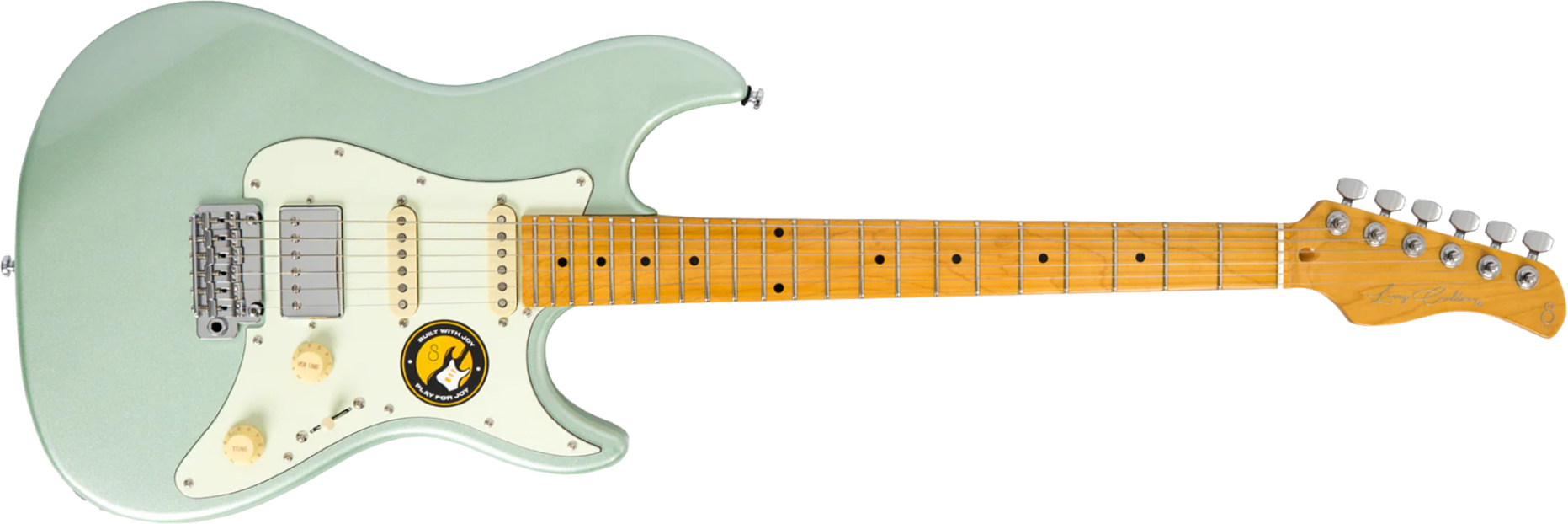 Sire Larry Carlton S5 Hss Trem Mn - Surf Green Metallic - Str shape electric guitar - Main picture