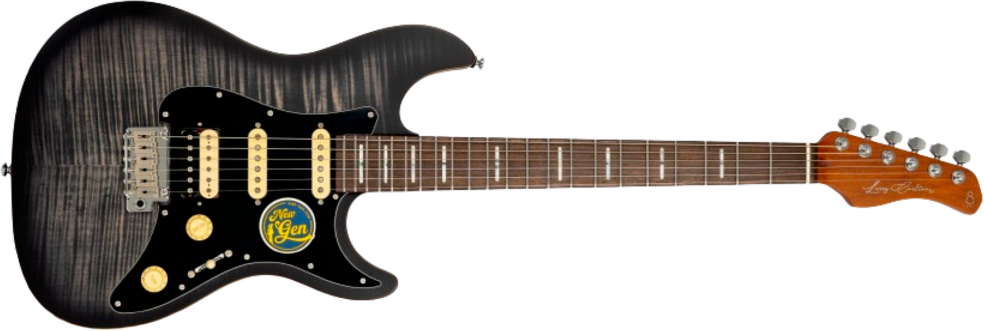 Sire Larry Carlton S7 Fm New Gen Hss Trem Rw - Transparent Black Satin - Str shape electric guitar - Main picture