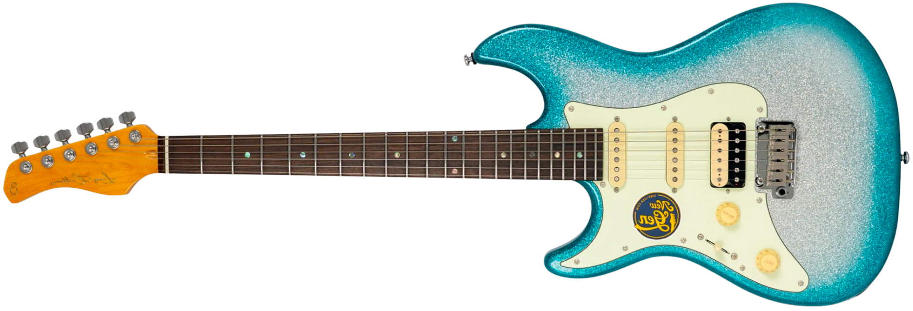 Sire Larry Carlton S7 Hss Lh Gaucher New Gen Trem Rw - Skyburst Sparkle - Str shape electric guitar - Main picture