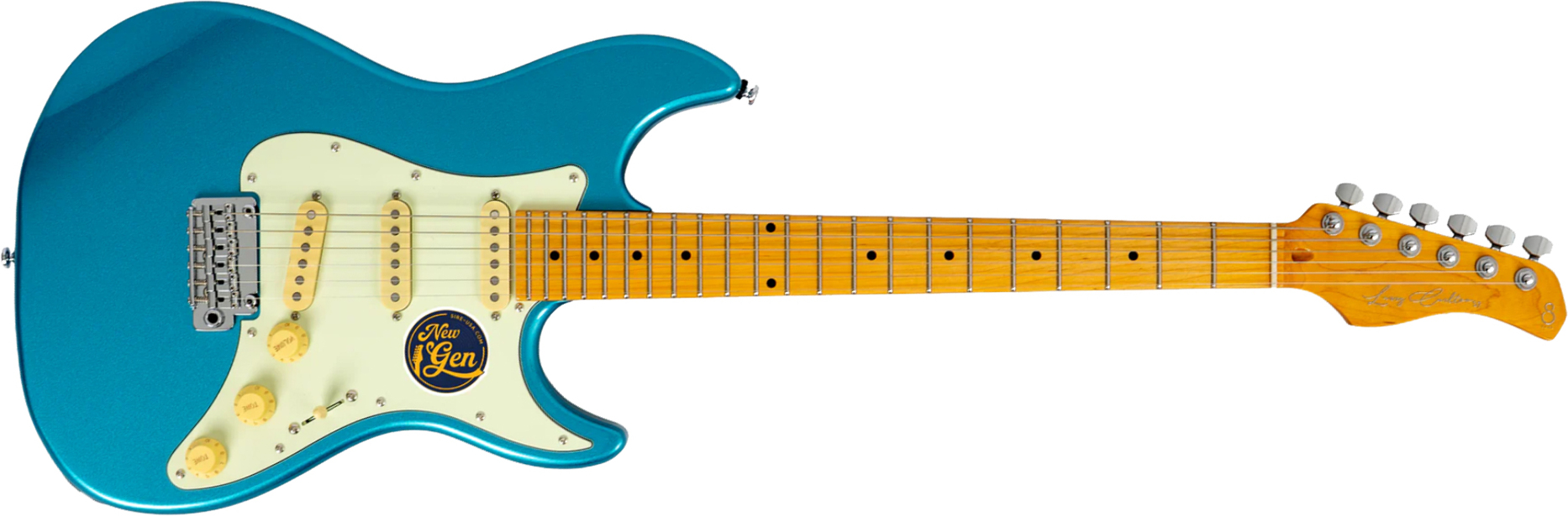Sire Larry Carlton S7 New Gen 3s Trem Mn - Tide Pool - Str shape electric guitar - Main picture
