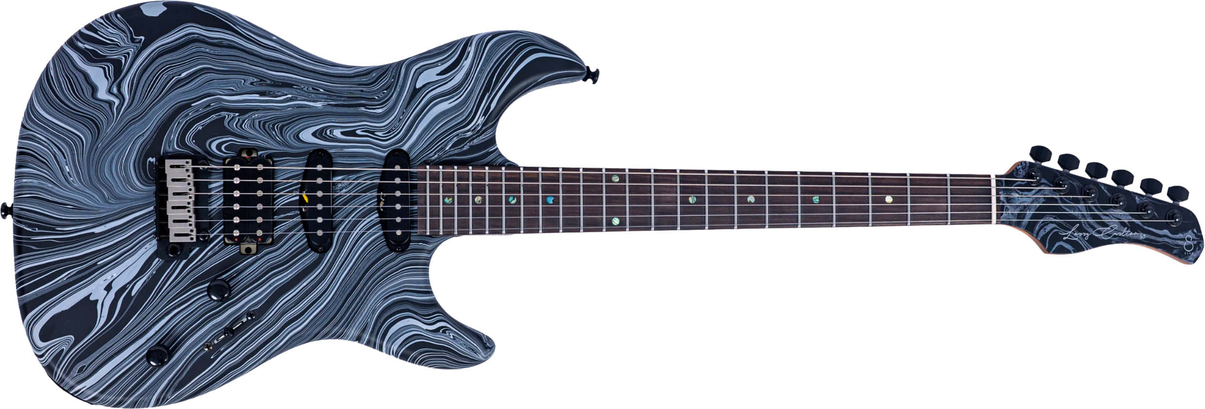 Sire Larry Carlton S7 Sw Hss Trem Rw - Black Swirl - Str shape electric guitar - Main picture