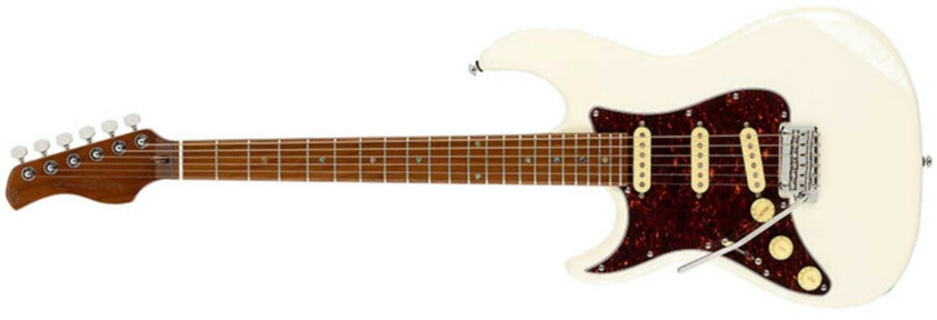 Sire Larry Carlton S7 Vintage Signature Gaucher 3s Trem Mn - Antique White - Left-handed electric guitar - Main picture