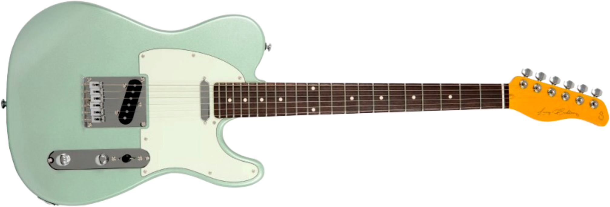 Sire Larry Carlton T3 New Gen 2s Ht Rw - Surf Green Metallic - Tel shape electric guitar - Main picture