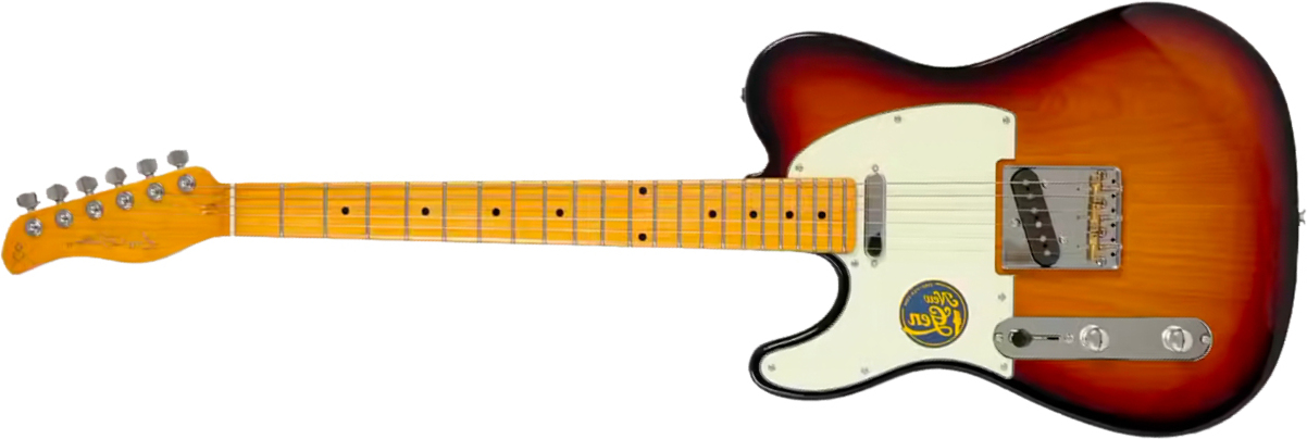 Sire Larry Carlton T7 Lh Gaucher New Gen 2s Ht Mn - 3 Tone Sunburst - Tel shape electric guitar - Main picture
