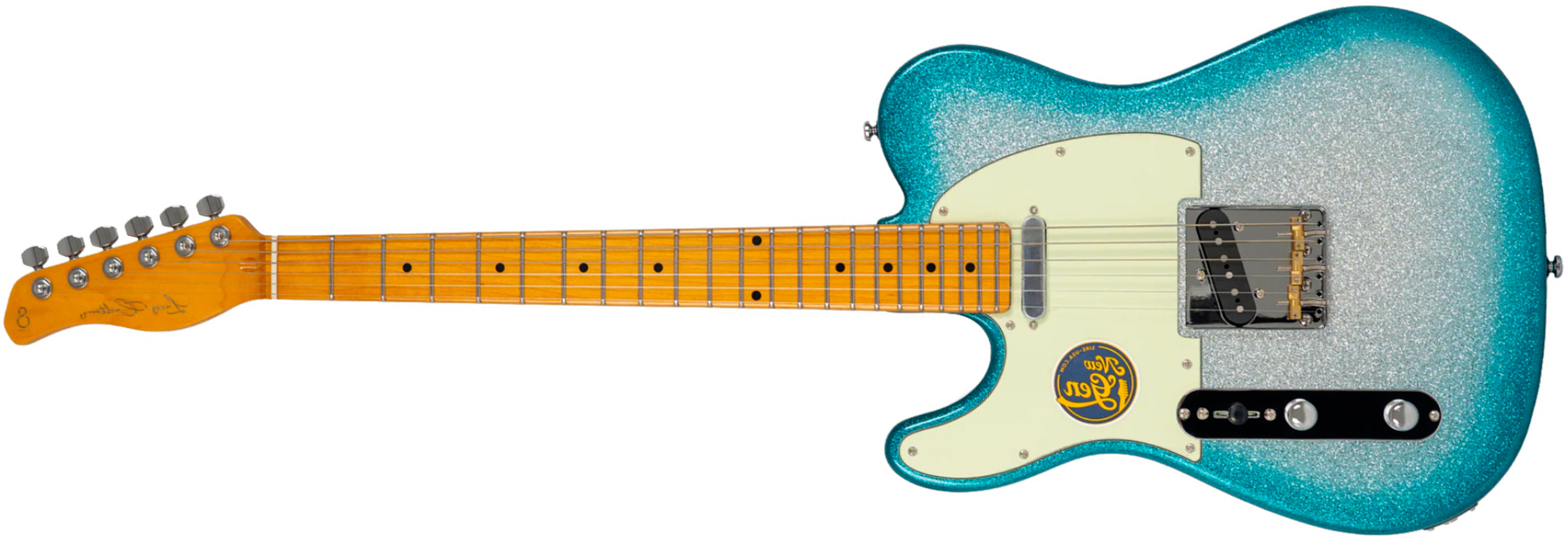 Sire Larry Carlton T7 Lh Gaucher New Gen 2s Ht Mn - Skyburst Sparkle - Tel shape electric guitar - Main picture