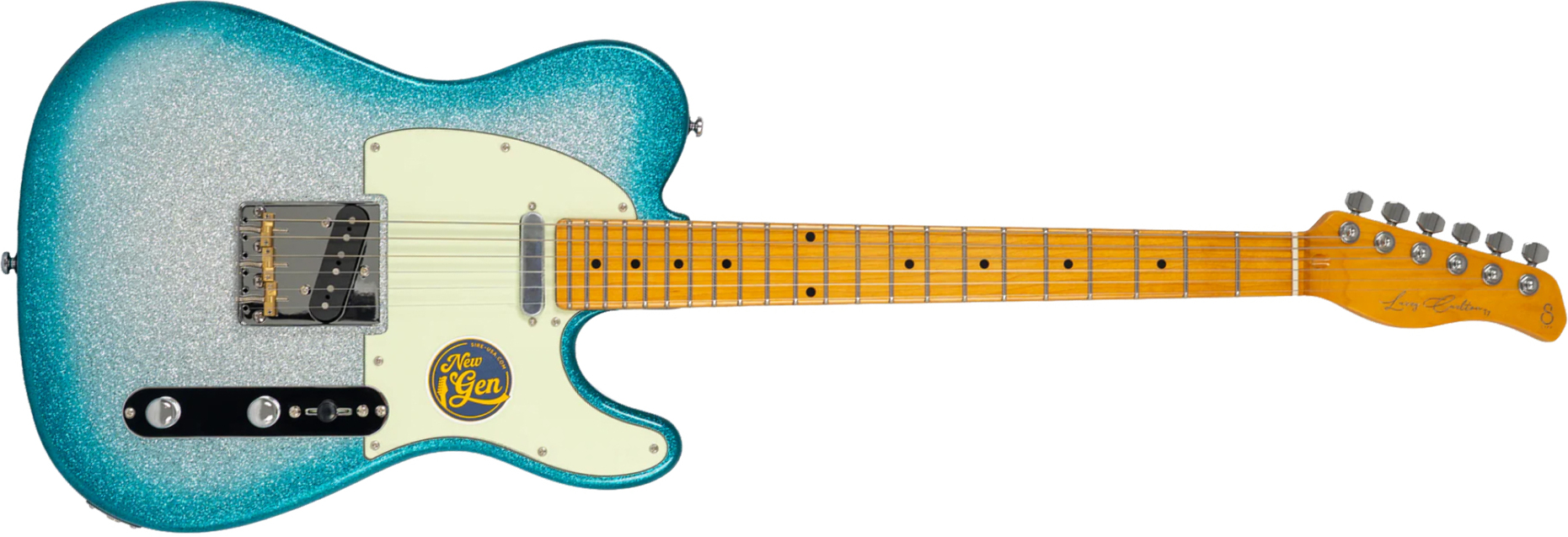 Sire Larry Carlton T7 New Gen 2s Ht Mn - Skyburst Sparkle - Tel shape electric guitar - Main picture