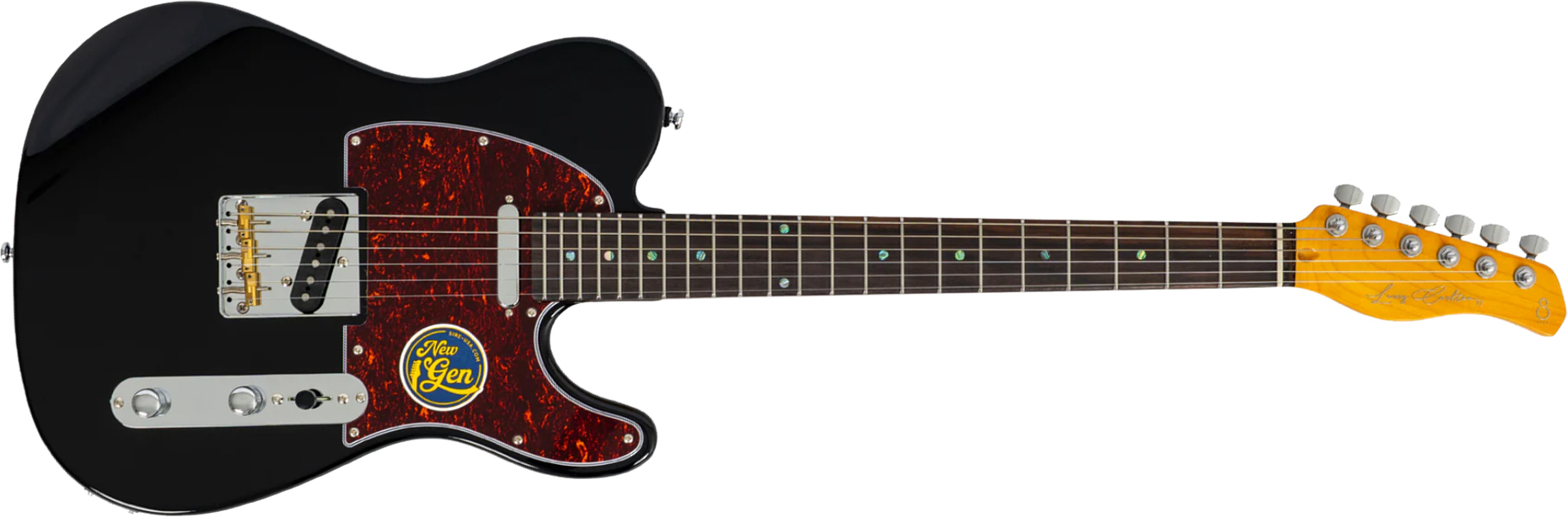 Sire Larry Carlton T7 New Gen 2s Ht Rw - Black - Tel shape electric guitar - Main picture