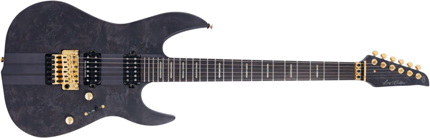 Sire Larry Carlton X10 Signature 2h Seymour Duncan Fr Eb - Transparent Black Satin - Str shape electric guitar - Main picture