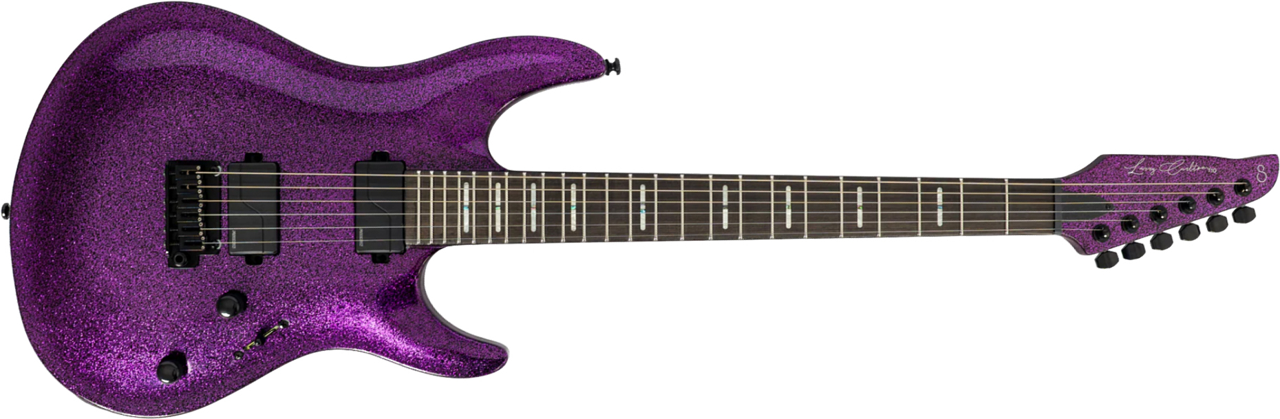 Sire Larry Carlton Y10 2h Fishman Fluence Trem Eb - Purple Sparkle - Str shape electric guitar - Main picture