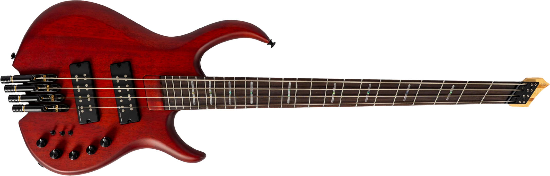 Sire Marcus Miller M6 Headless 4st Multiscale Active Rw - Mahogany Satin - Solid body electric bass - Main picture