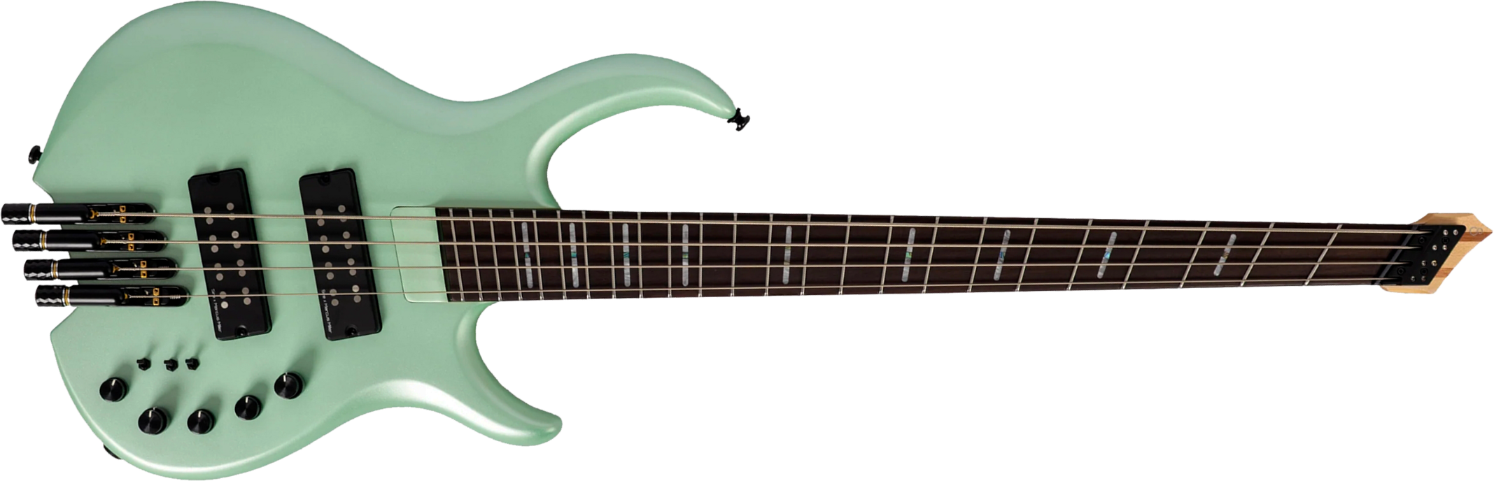Sire Marcus Miller M6 Headless 4st Multiscale Active Rw - Surf Green Metallic - Solid body electric bass - Main picture