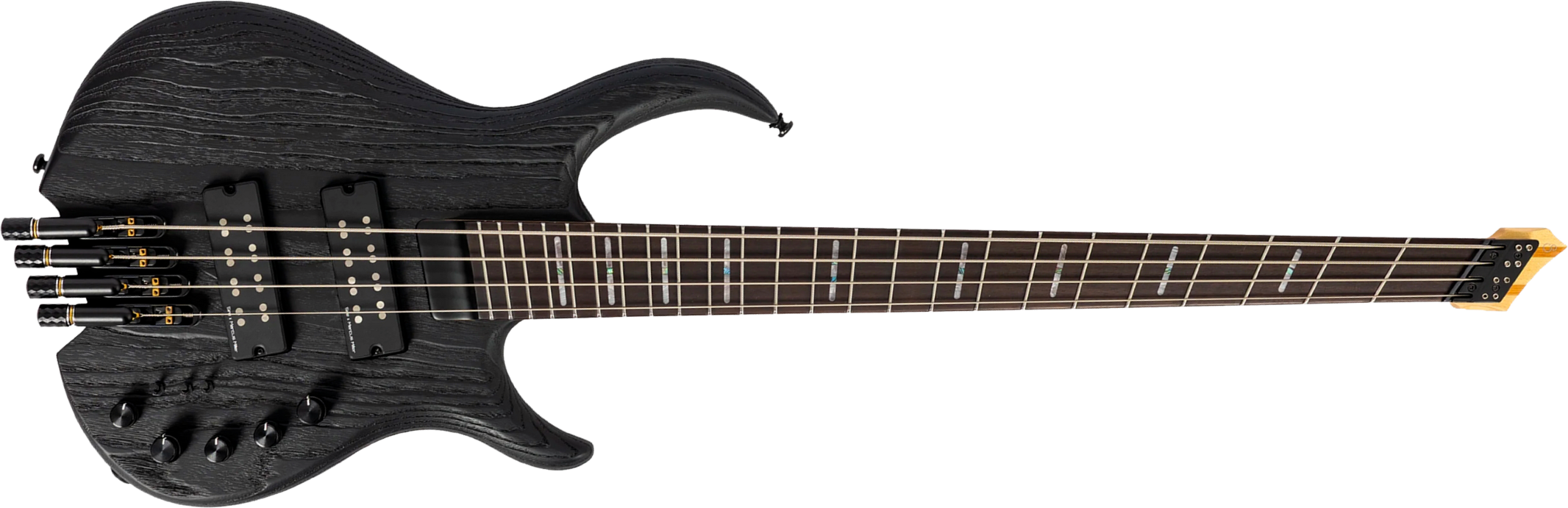 Sire Marcus Miller M6 Headless 4st Multiscale Active Rw - Black - Solid body electric bass - Main picture