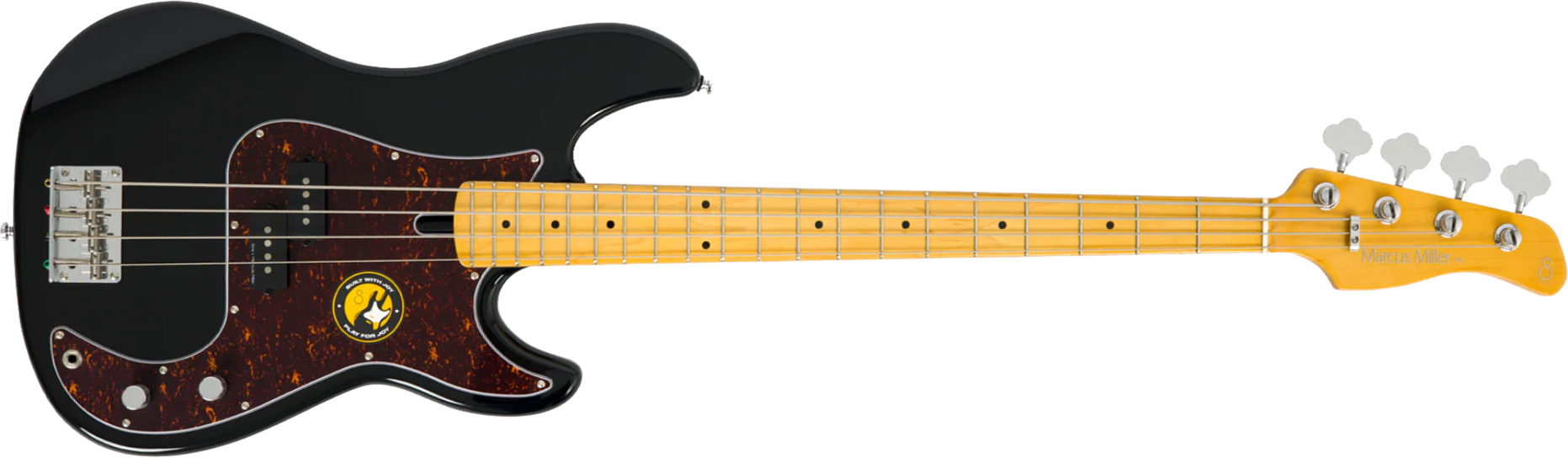 Sire Marcus Miller P5 Alder 4st Mn - Black - Solid body electric bass - Main picture