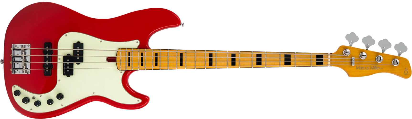 Sire Marcus Miller P7 Alder 4st Active Mn - Dakota Red - Solid body electric bass - Main picture