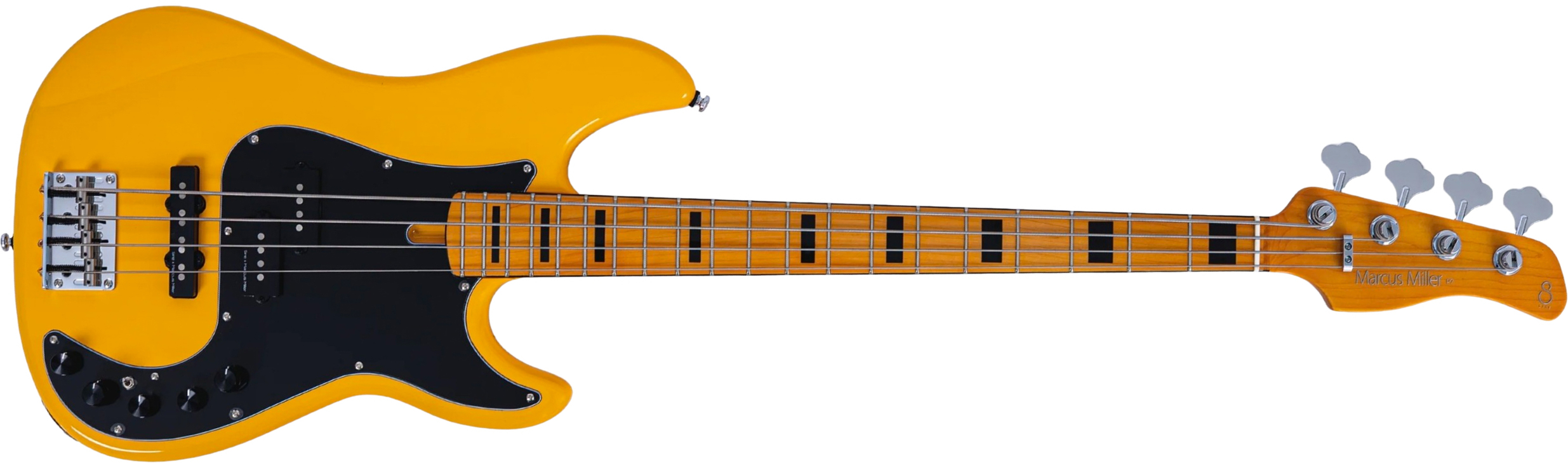 Sire Marcus Miller P7 New Gen 4st Active Mn - Sunshine Yellow - Solid body electric bass - Main picture