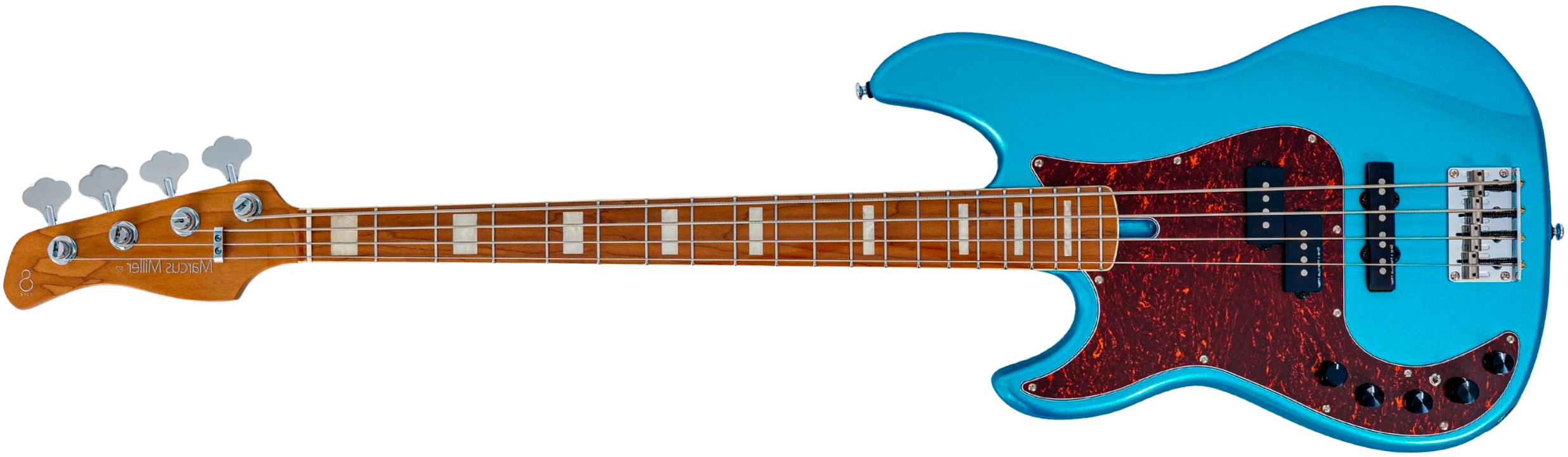 Sire Marcus Miller P7 New Gen 4st Lh Gaucher Active Mn - Tide Pool - Solid body electric bass - Main picture