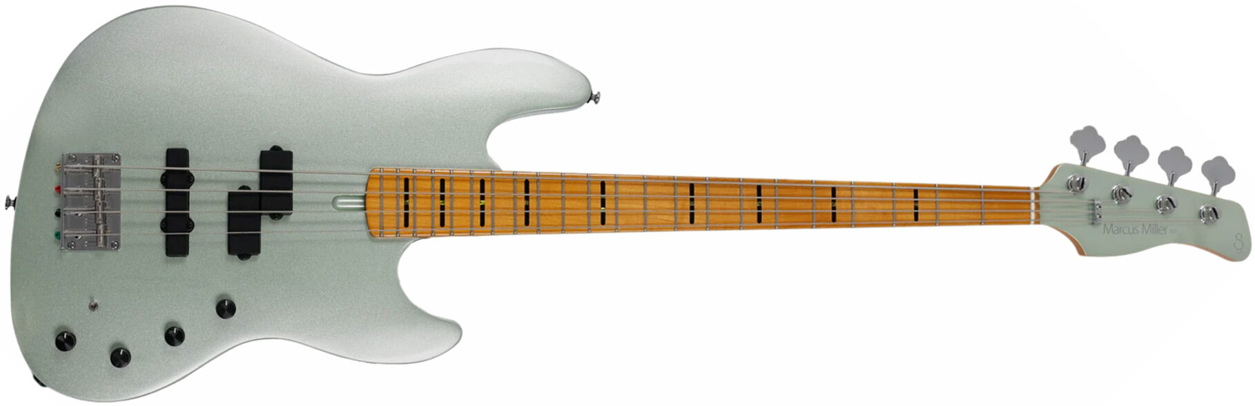 Sire Marcus Miller U7 4st 4c Active Mn - Surf Green Metallic - Solid body electric bass - Main picture