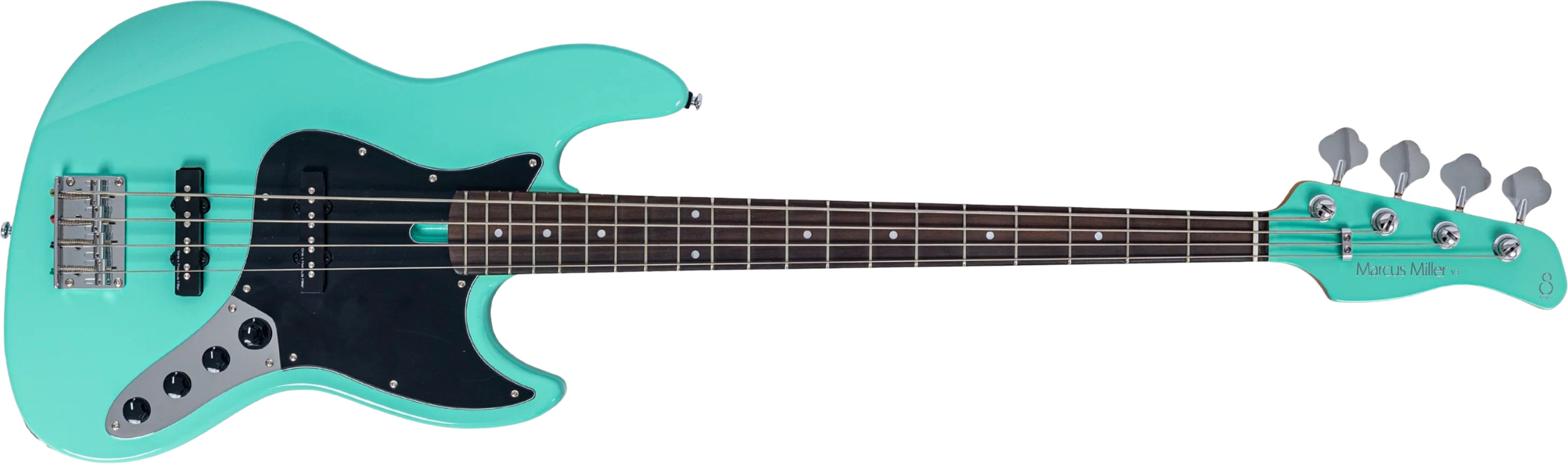 Sire Marcus Miller V3 New Gen 4st Active Rw - Mild Green - Solid body electric bass - Main picture