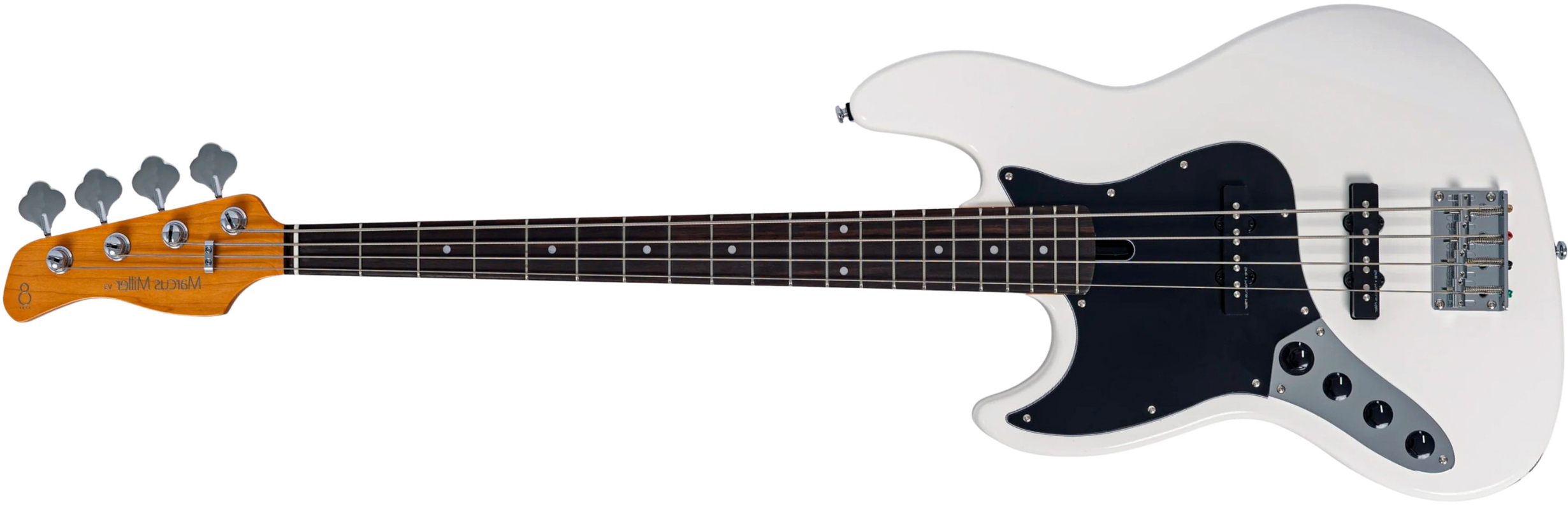 Sire Marcus Miller V3 New Gen 4st Lh Gaucher Active Rw - Antique White - Solid body electric bass - Main picture