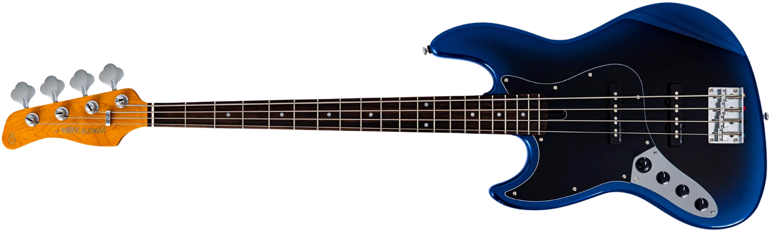 Sire Marcus Miller V3 New Gen 4st Lh Gaucher Active Rw - Midnight Blueburst - Solid body electric bass - Main picture
