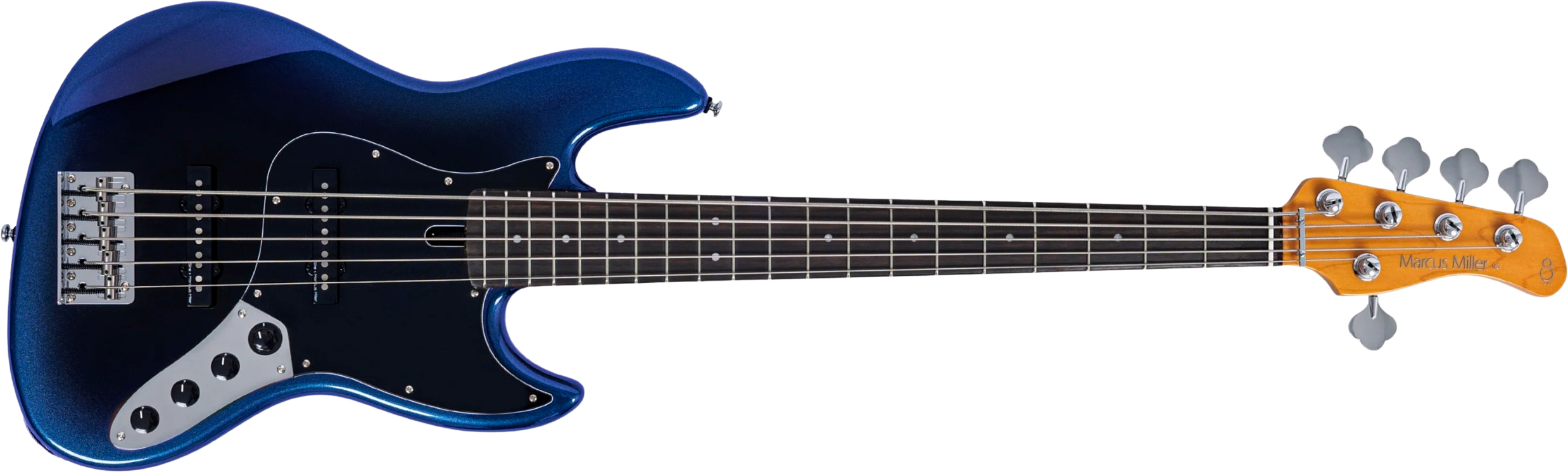 Sire Marcus Miller V3 New Gen 5st 5c Active Rw - Midnight Blueburst - Solid body electric bass - Main picture