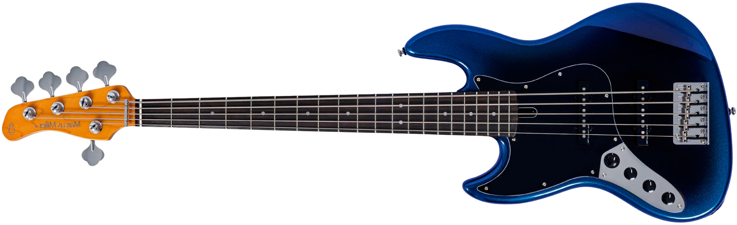 Sire Marcus Miller V3 New Gen 5st Lh 5c Gaucher Active Rw - Midnight Blueburst - Solid body electric bass - Main picture