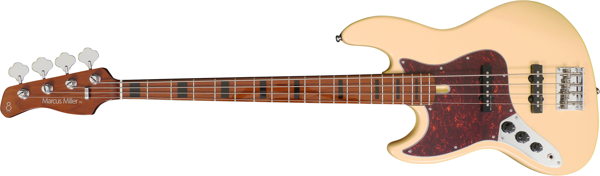 Sire Marcus Miller V5 4st Lh Gaucher Mn - Vintage White - Solid body electric bass - Main picture