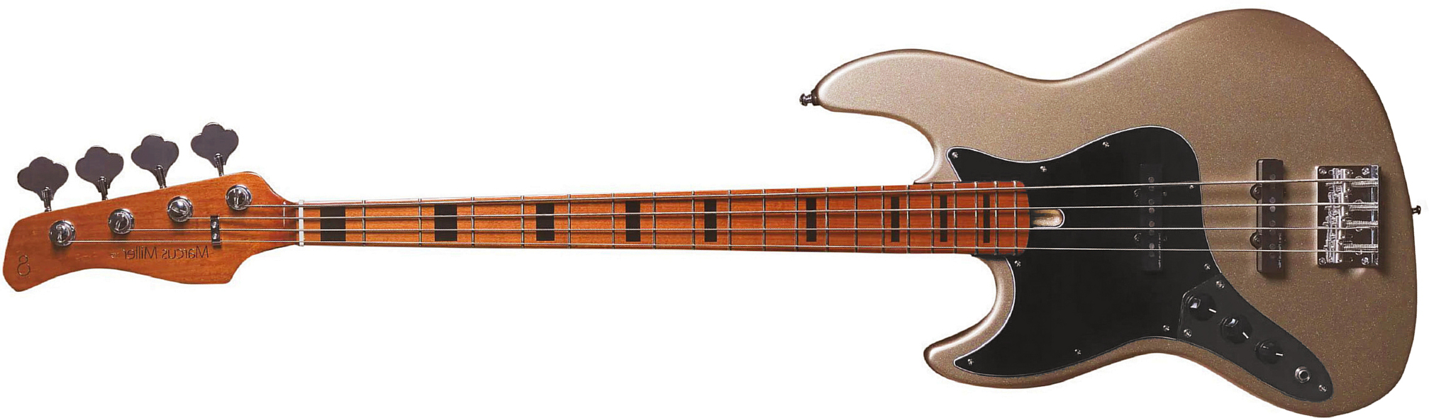 Sire Marcus Miller V5 4st Lh Gaucher Mn - Champagne Gold Metallic - Solid body electric bass - Main picture