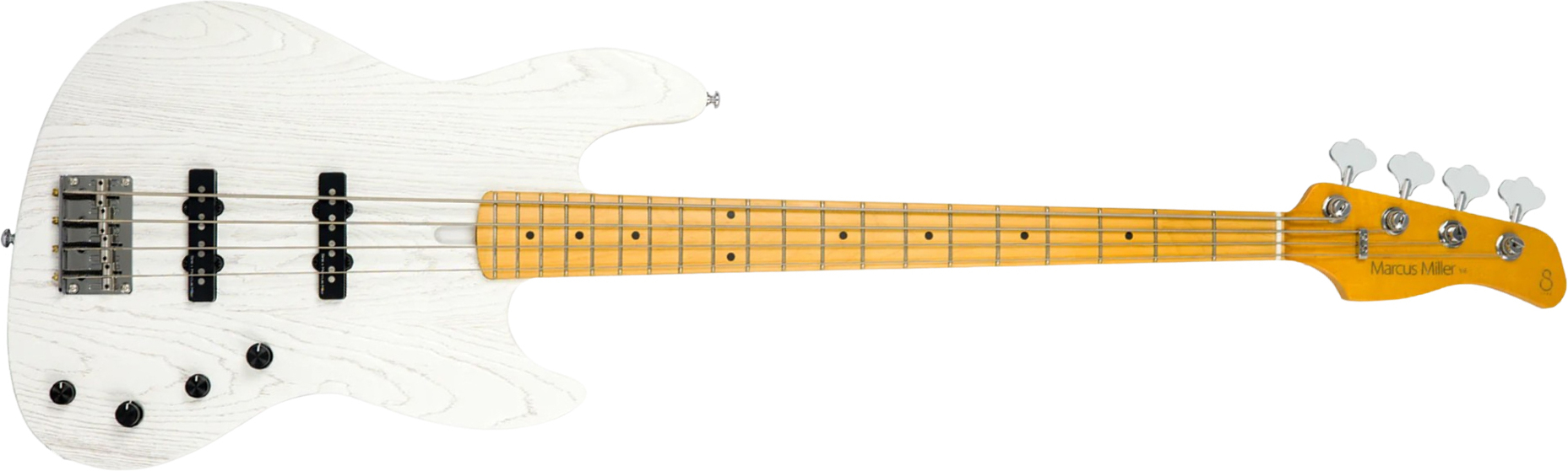 Sire Marcus Miller V6 4st Active Mn - Antique White - Solid body electric bass - Main picture