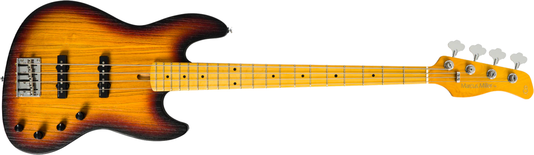 Sire Marcus Miller V6 4st Active Mn - 3 Tone Sunburst - Solid body electric bass - Main picture