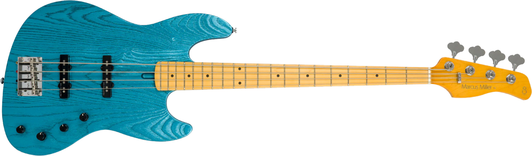 Sire Marcus Miller V6 4st Active Mn - Ocean Turquoise Blue - Solid body electric bass - Main picture
