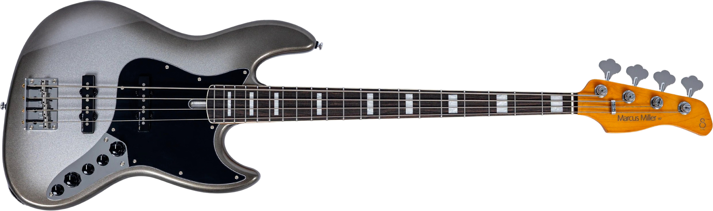 Sire Marcus Miller V7 Alder 2nd Gen 4st 4c Active Eb - Mercury - Solid body electric bass - Main picture