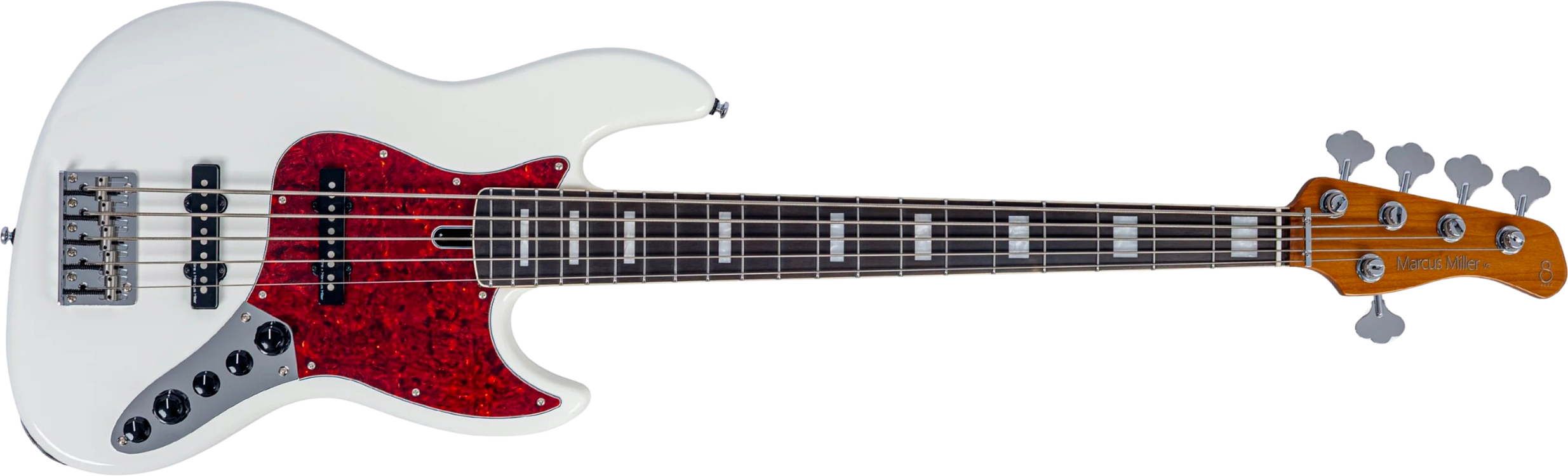 Sire Marcus Miller V7 Alder 2nd Gen 5st 5c Active Eb - Antique White - Solid body electric bass - Main picture