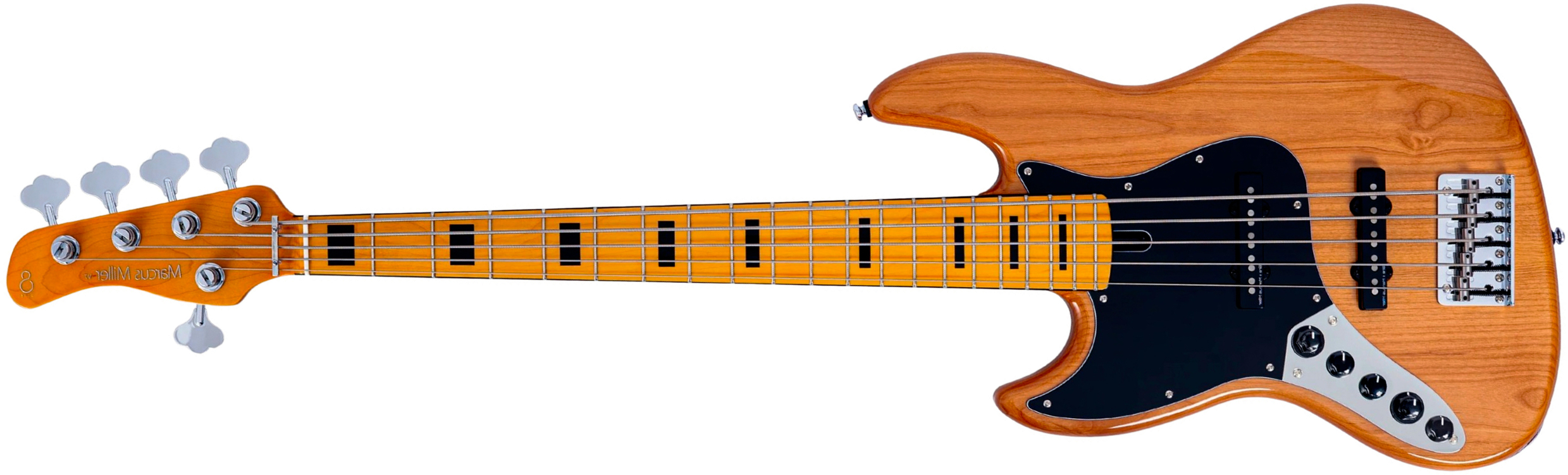 Sire Marcus Miller V7 Alder 2nd Gen 5st Lh 5c Active Mn - Natural - Solid body electric bass - Main picture