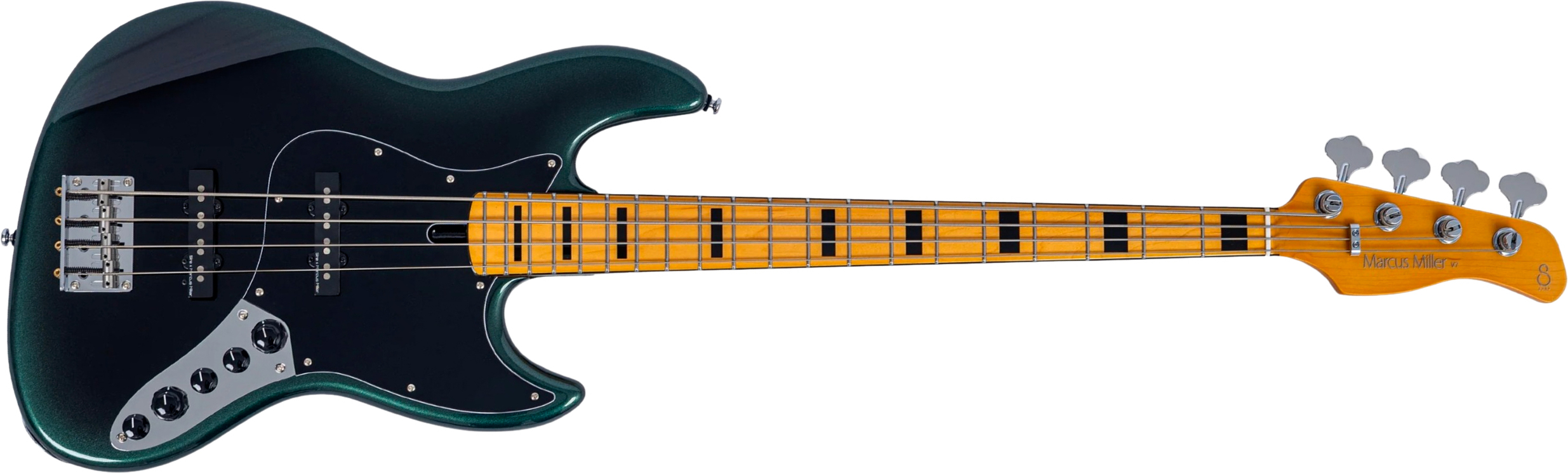 Sire Marcus Miller V7 Alder New Gen 4st 4c Active Eb - Dark Forest - Solid body electric bass - Main picture