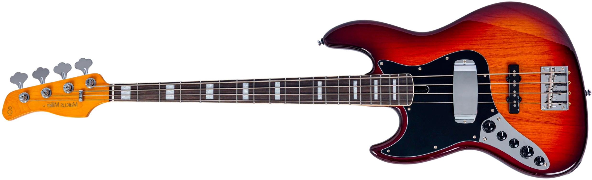 Sire Marcus Miller V7 Alder New Gen 4st Lh 4c Gaucher Active Eb - Tobacco Sunburst - Solid body electric bass - Main picture