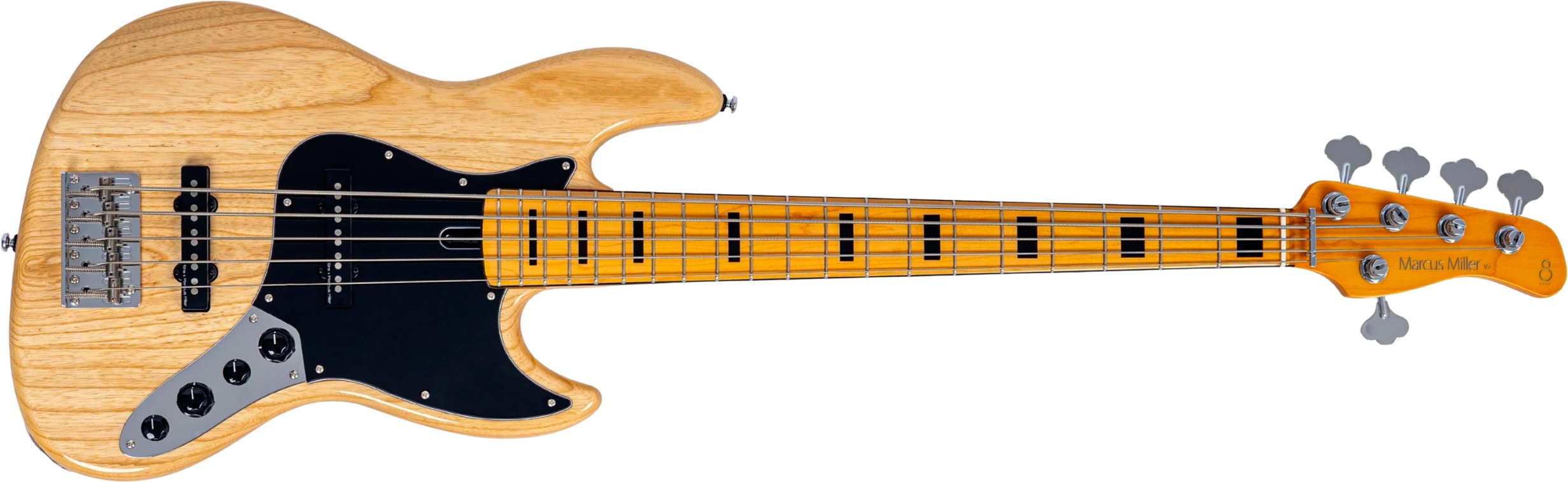 Sire Marcus Miller V7 Vintage Ash New Gen 5st 5c Active Rw - Natural - Solid body electric bass - Main picture