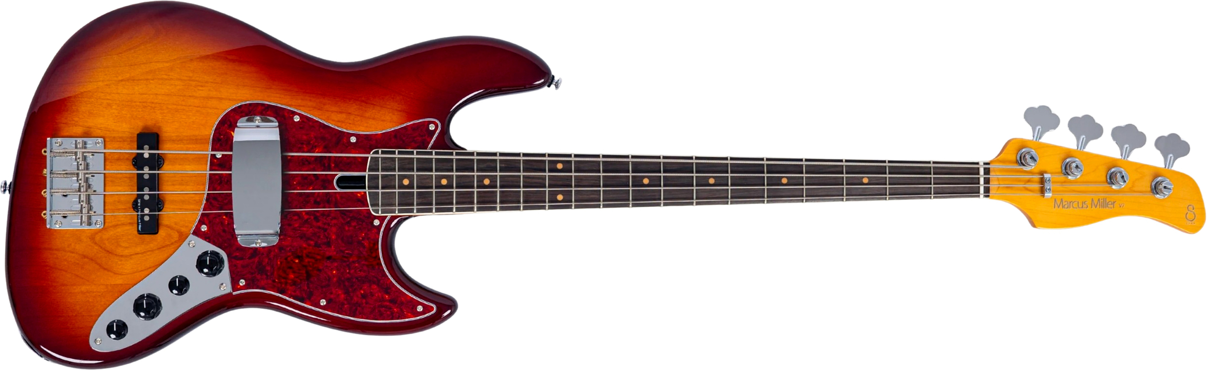 Sire Marcus Miller V7 Vintage New Gen 4st 4c Active Eb - Tobacco Sunburst - Solid body electric bass - Main picture