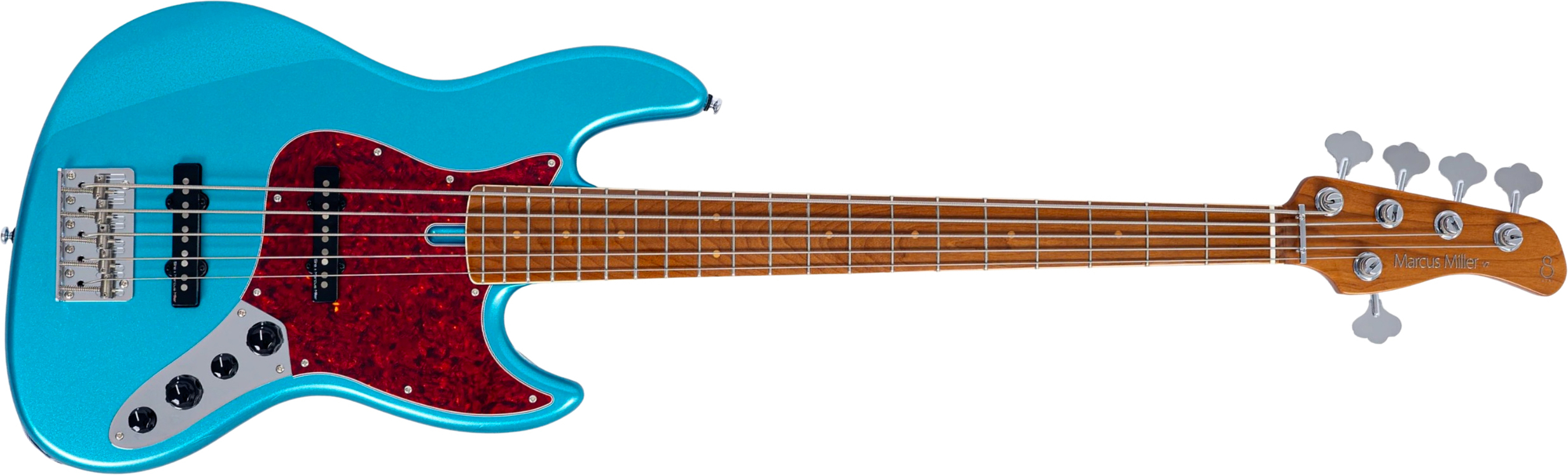 Sire Marcus Miller V7 Vintage New Gen 5st 5c Active Mn - Tide Pool - Solid body electric bass - Main picture