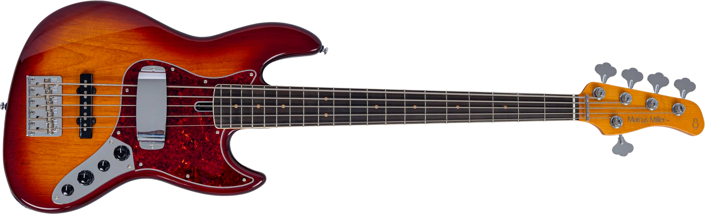Sire Marcus Miller V7 Vintage New Gen 5st 5c Active Mn - Tobacco Sunburst - Solid body electric bass - Main picture