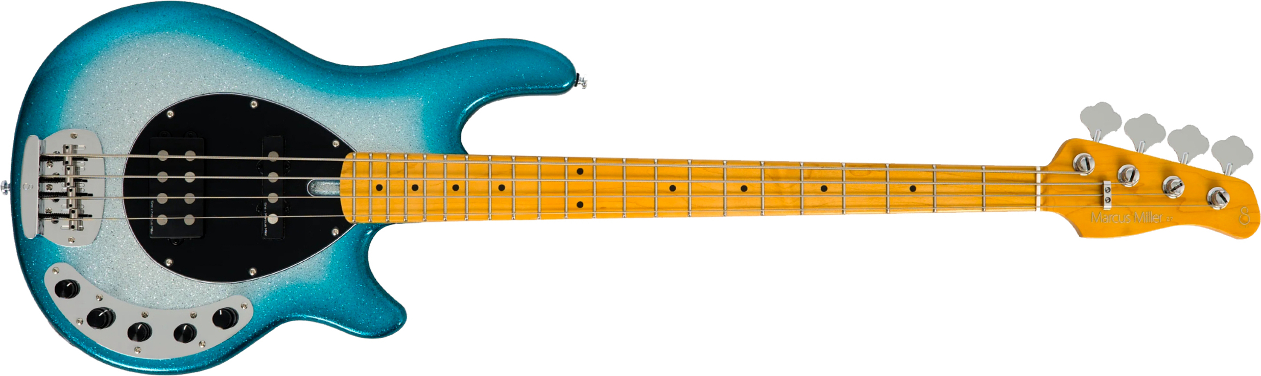 Sire Marcus Miller Z7 4st 4c Active Mn - Skyburst Sparkle - Solid body electric bass - Main picture