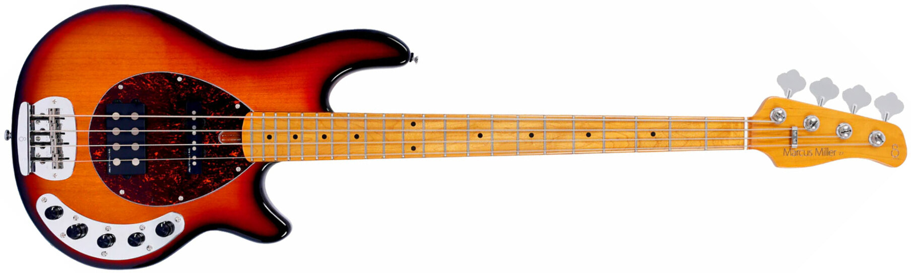 Sire Marcus Miller Z7 Alder 4st 4c Active Mn - 3 Tone Sunburst - Solid body electric bass - Main picture