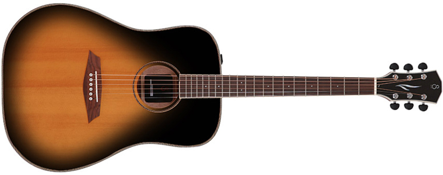 Sire R3 Ds Vs Dreadnought Epicea Acajou Rw - Vintage Sunburst - Electro acoustic guitar - Main picture