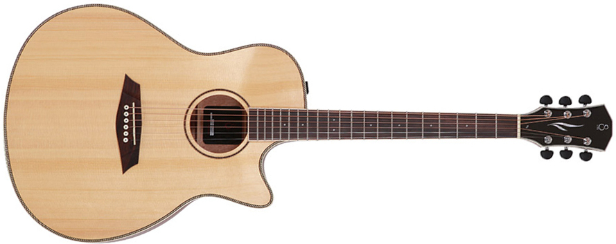 Sire R3 Gs Nt Grand Auditorium Cw Epicea Acajou Rw - Natural - Electro acoustic guitar - Main picture