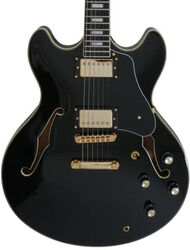 Semi-hollow electric guitar Sire Larry Carlton H7 - Black