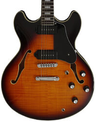 Semi-hollow electric guitar Sire Larry Carlton H7V - Vintage sunburst