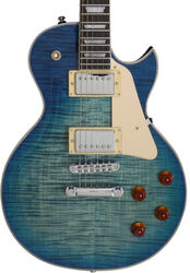 Single cut electric guitar Sire Larry Carlton L7 - Trans blue