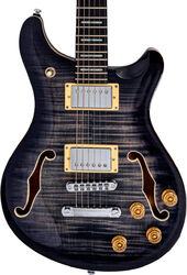 Semi-hollow electric guitar Sire Larry Carlton Q7 Hollow - transparent black